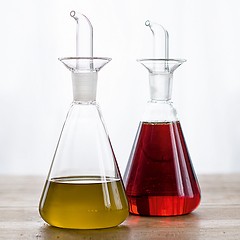 Essig-Ölspender Jenaer Glas