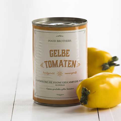 Gelbe Tomaten, geschält 400 g