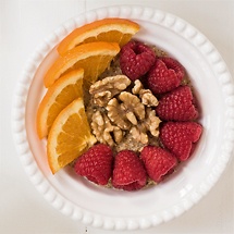 Orangen-Porridge-Bowl